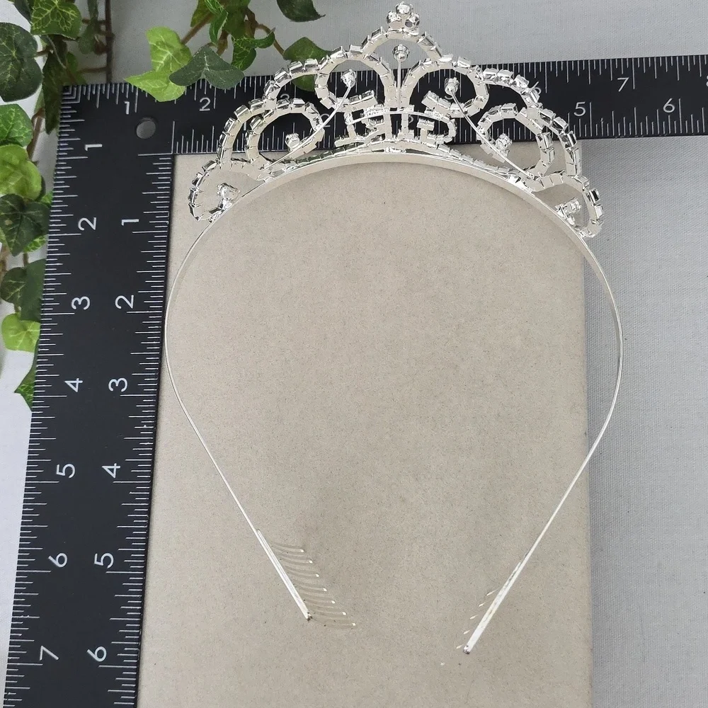 Silver Clear Rhinestone 